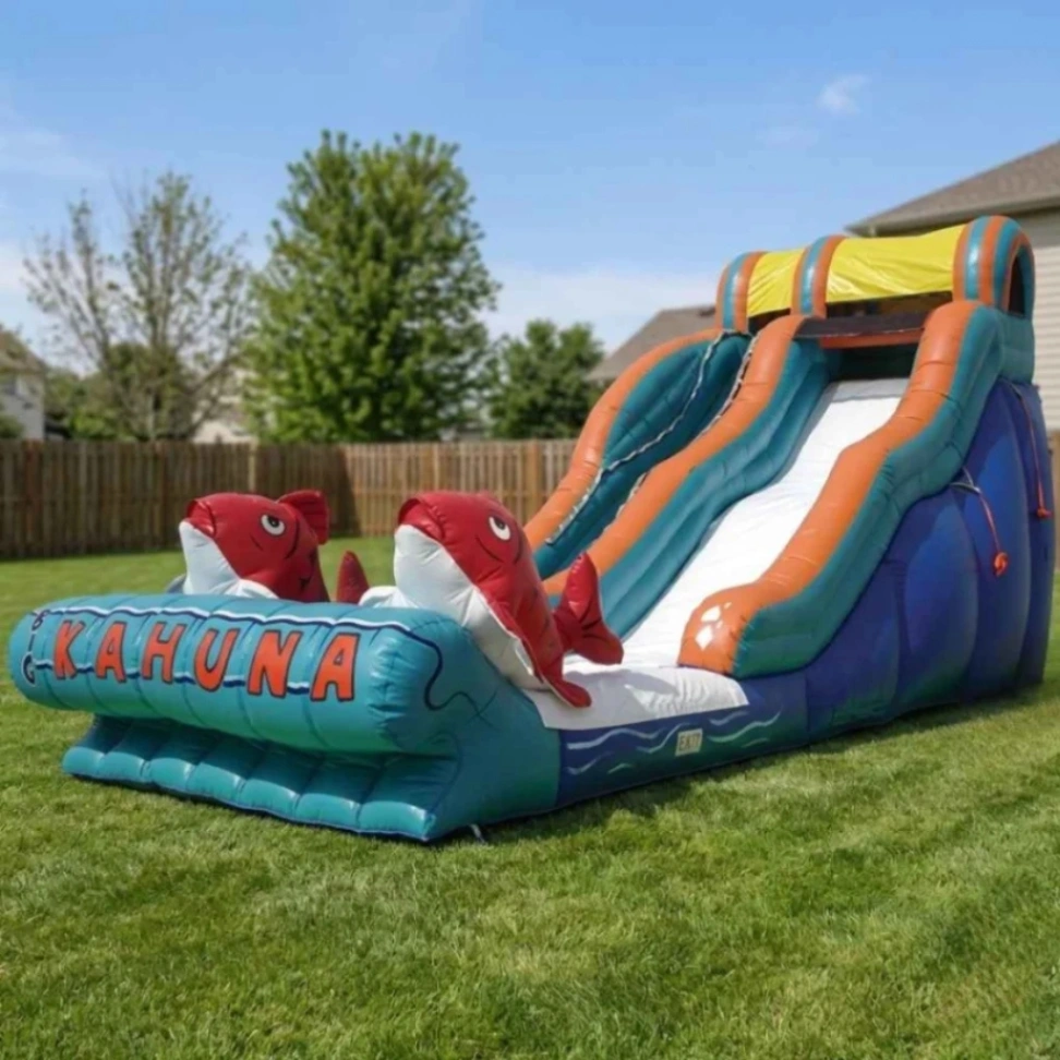 image of 17ft-big-kahuna-water-slide-rental-about-new-orleans-la
